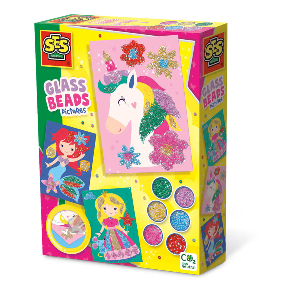 SES CREATIVE Glass Beads Pictures Colouring Set (14132)