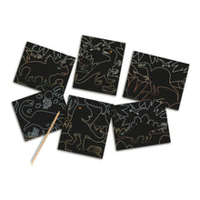 Load image into Gallery viewer, SES CREATIVE Dinosaurs Glow-in-the-Dark Scratch Card (14285)
