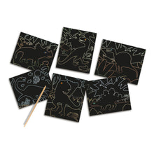 Load image into Gallery viewer, SES CREATIVE Dinosaurs Glow-in-the-Dark Scratch Card (14285)