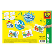 Load image into Gallery viewer, SES CREATIVE Dinos Colouring with Water Painting Set (14465)