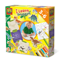 Load image into Gallery viewer, SES CREATIVE I Learn Dinosaurs Colouring Set (14630)