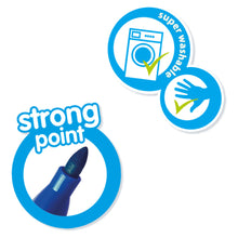Load image into Gallery viewer, SES CREATIVE Triangular XL Grip Colouring Pens, 12 Colours Set Markers (14696)