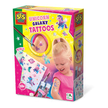 Load image into Gallery viewer, SES CREATIVE Unicorn Galaxy Temporary Tattoo Set (14764)