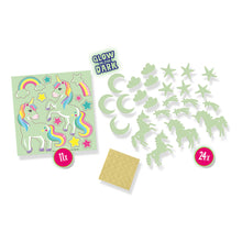 Load image into Gallery viewer, SES CREATIVE Explore Glowing Unicorns Decorative Stickers (25128)