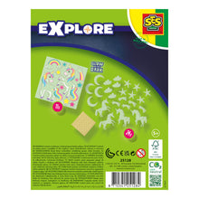 Load image into Gallery viewer, SES CREATIVE Explore Glowing Unicorns Decorative Stickers (25128)