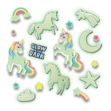 Load image into Gallery viewer, SES CREATIVE Explore Glowing Unicorns Decorative Stickers (25128)