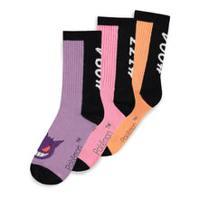 Load image into Gallery viewer, POKEMON Character Set Sport Socks (3 Pack), Unisex (SS313517POK)