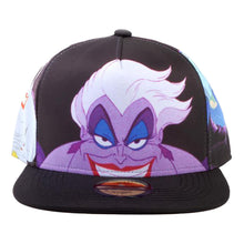 Load image into Gallery viewer, DISNEY The Little Mermaid Ursula Sublimation AOP Snapback Cap (SB321121LMR)