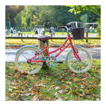 Load image into Gallery viewer, Elswick Harmony 18-inch Kids Heritage Bike - Coral/Khaki Green
