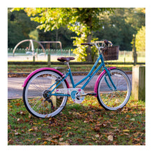 Load image into Gallery viewer, Elswick Eternity 24-inch Kids Heritage Bike - Blue/Pink
