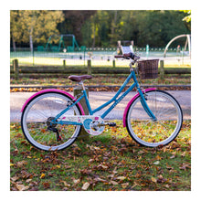 Load image into Gallery viewer, Elswick Eternity 24-inch Kids Heritage Bike - Blue/Pink
