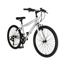 Load image into Gallery viewer, Falcon Cyclone 24-inch Kids Hybrid Bike - Light Grey
