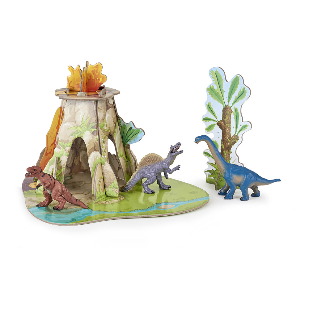 PAPO Mini Papo Mini Land of Dinosaurs Toy Playset (33104)