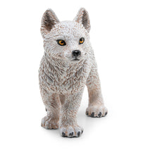 Load image into Gallery viewer, PAPO Wild Animal Kingdom Young Polar Wolf Toy Figure (50228)
