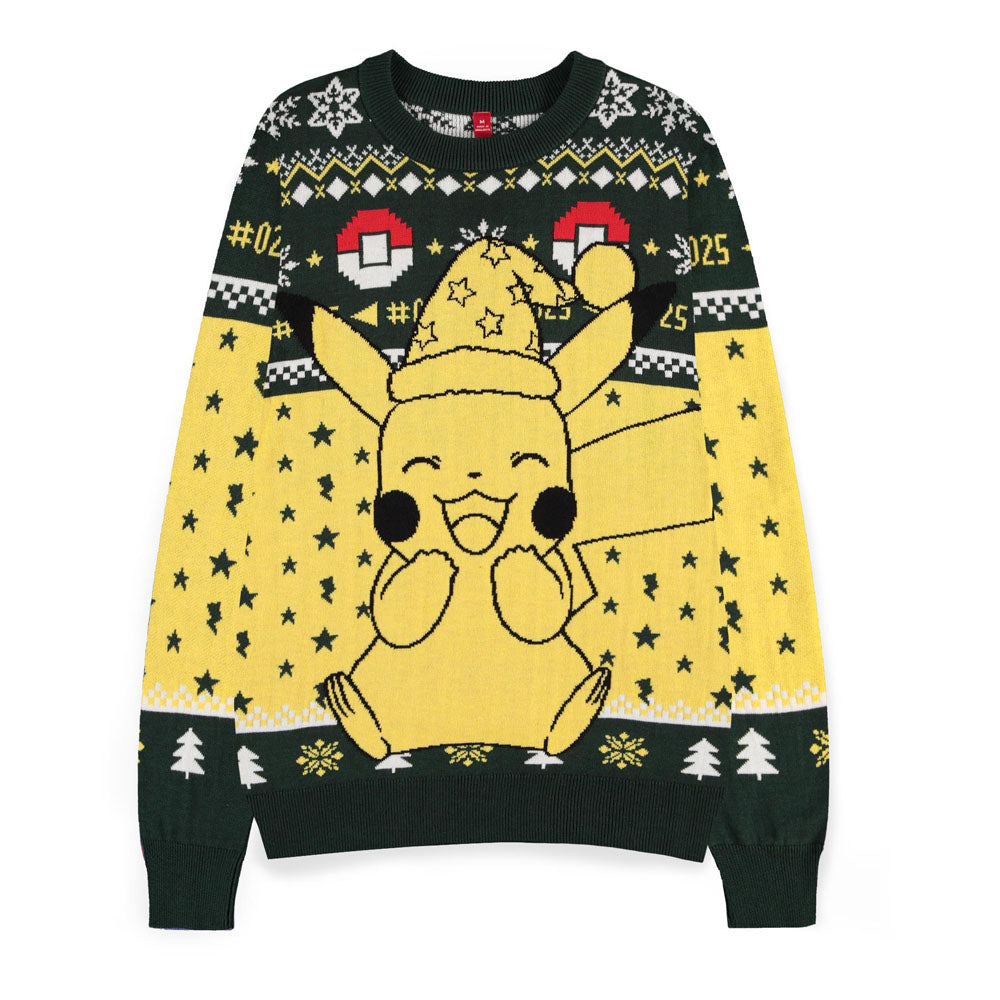 POKEMON Pikachu Christmas Jumper, Unisex (KW624802POK)