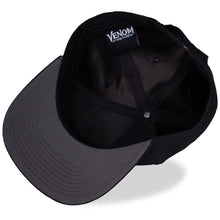 Load image into Gallery viewer, MARVEL COMICS Venom Black Spider Logo Snapback Baseball Cap (SB321333SPN)
