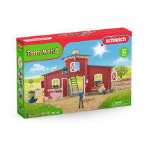 Load image into Gallery viewer, SCHLEICH Farm World Red Barn with Animals and Accessories Toy Playset (42606)
