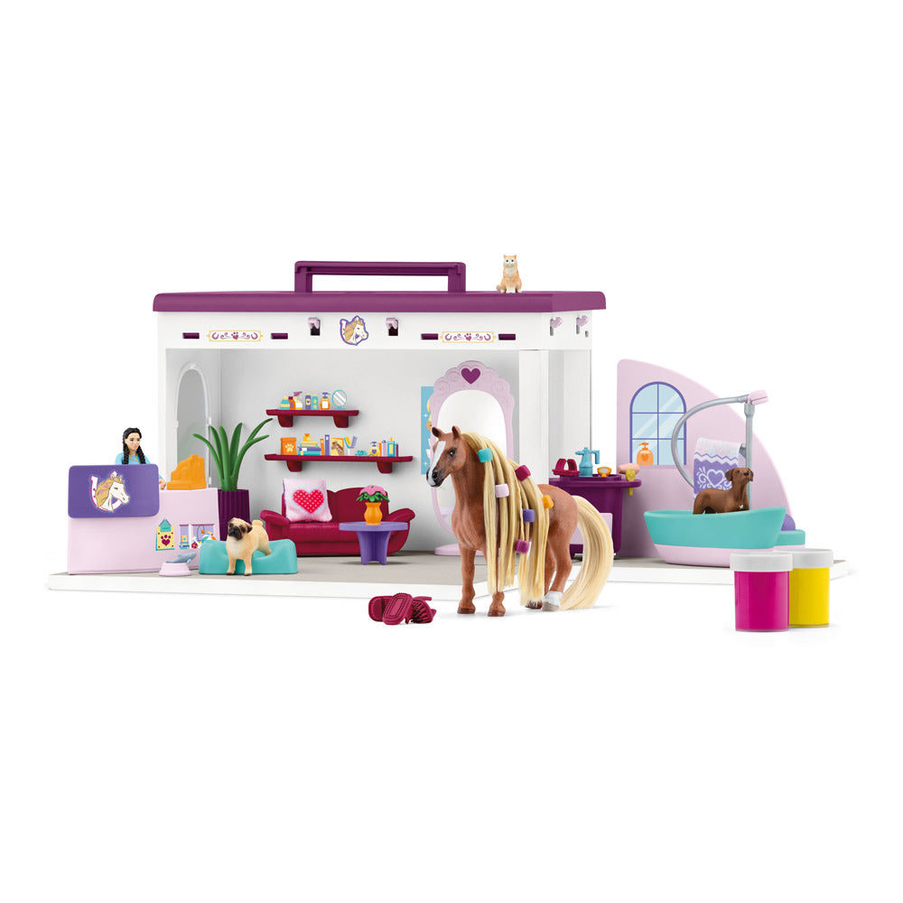 SCHLEICH Horse Club Sofia's Beauties Pet Salon Toy Playset (42614)