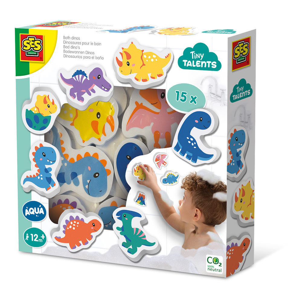 SES CREATIVE Tiny Talents Bath Dinos (13214)