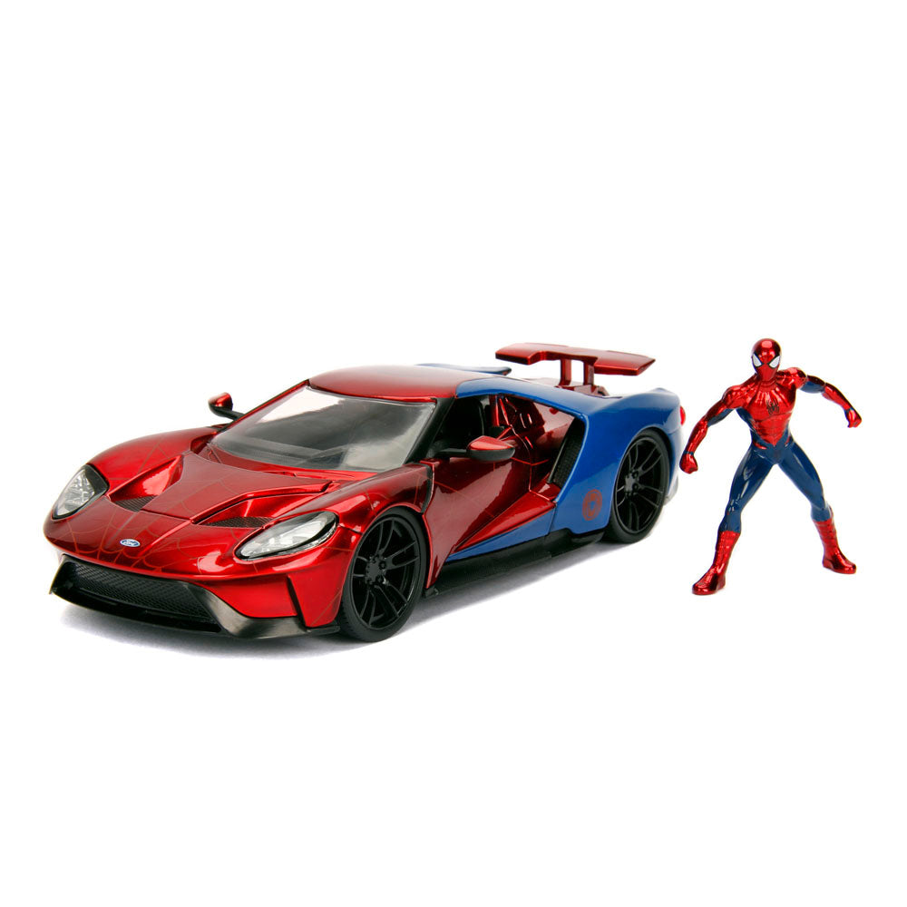 MARVEL COMICS Spider-Man 2017 Ford GT Die Cast Vehicle with Figure (253225002)