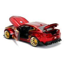 Load image into Gallery viewer, MARVEL COMICS Iron Man 2016 Chevy Camaro SS Die Cast Vehicle with Figure (253225003)
