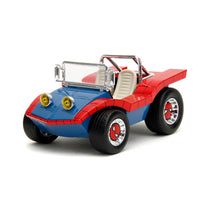 Load image into Gallery viewer, MARVEL COMICS Spider-Man 70s Edition Spider-Man Buggy Die Cast Vehicle with Figure (253225030SSU)
