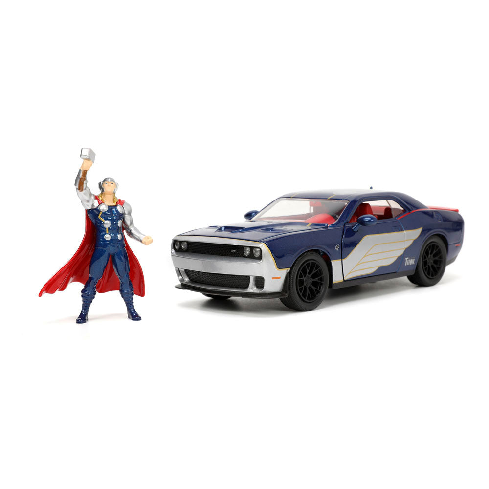 MARVEL COMICS Thor Dodge Challenger Die Cast Vehicle with Figure (253225032SSU)