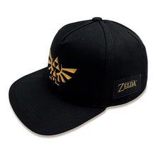 Load image into Gallery viewer, NINTENDO Legend of Zelda Hyrule Logo Snapback Baseball Cap - ZEL01607SBBOS
