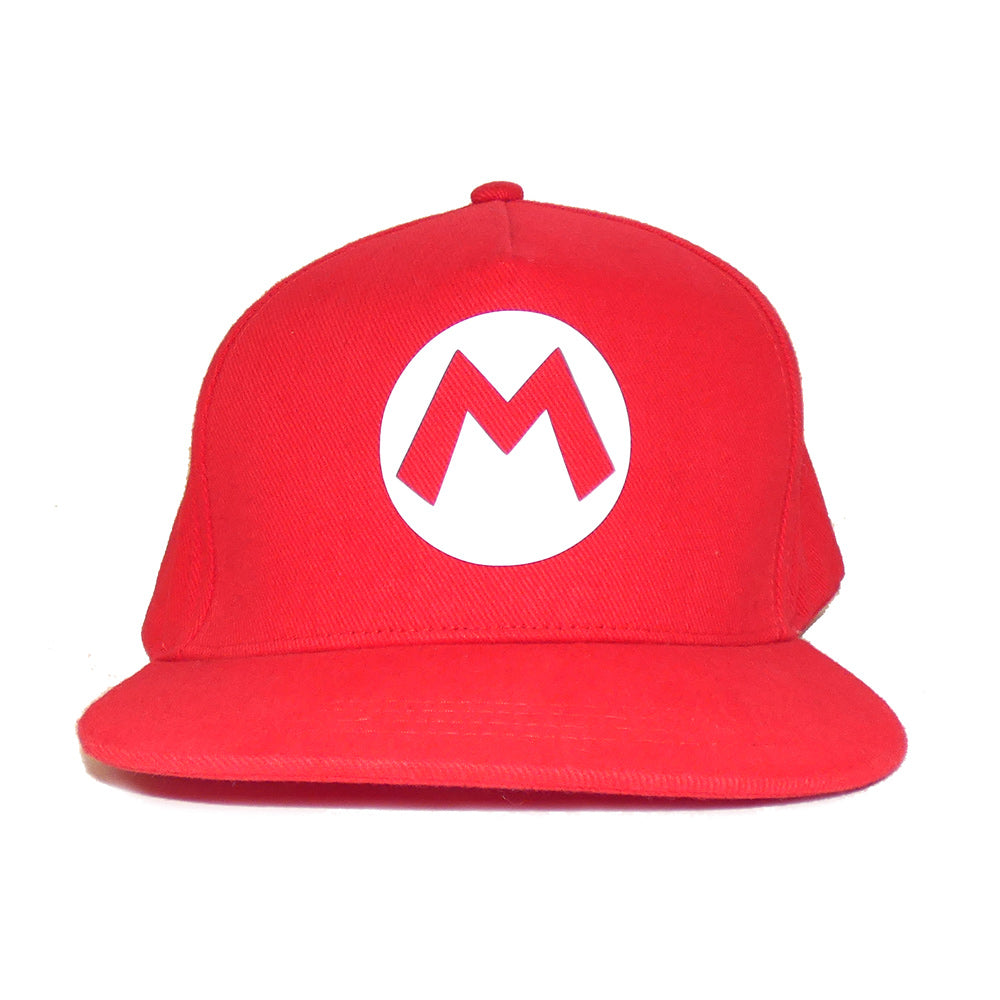 NINTENDO Super Mario Bros. Mario Badge Snapback Baseball Cap - SGR-SMAR-008OS