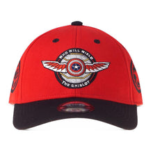 Load image into Gallery viewer, MARVEL COMICS The Falcon and the Winter Soldier Shield Badge Baseball Cap (BA253254MVL)
