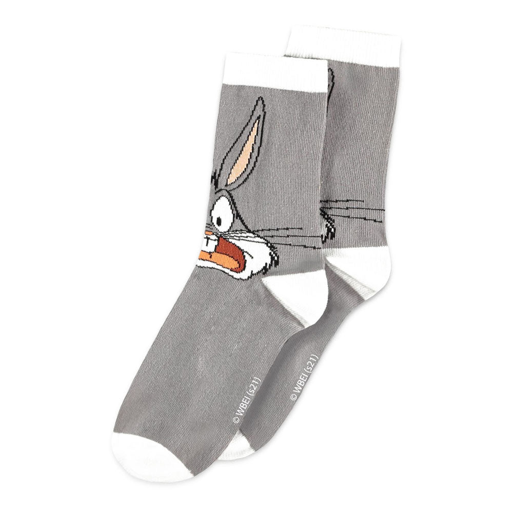WARNER BROS. Looney Tunes Bug Bunny Novelty Socks (1-Pack), Unisex (NS077468LNT)