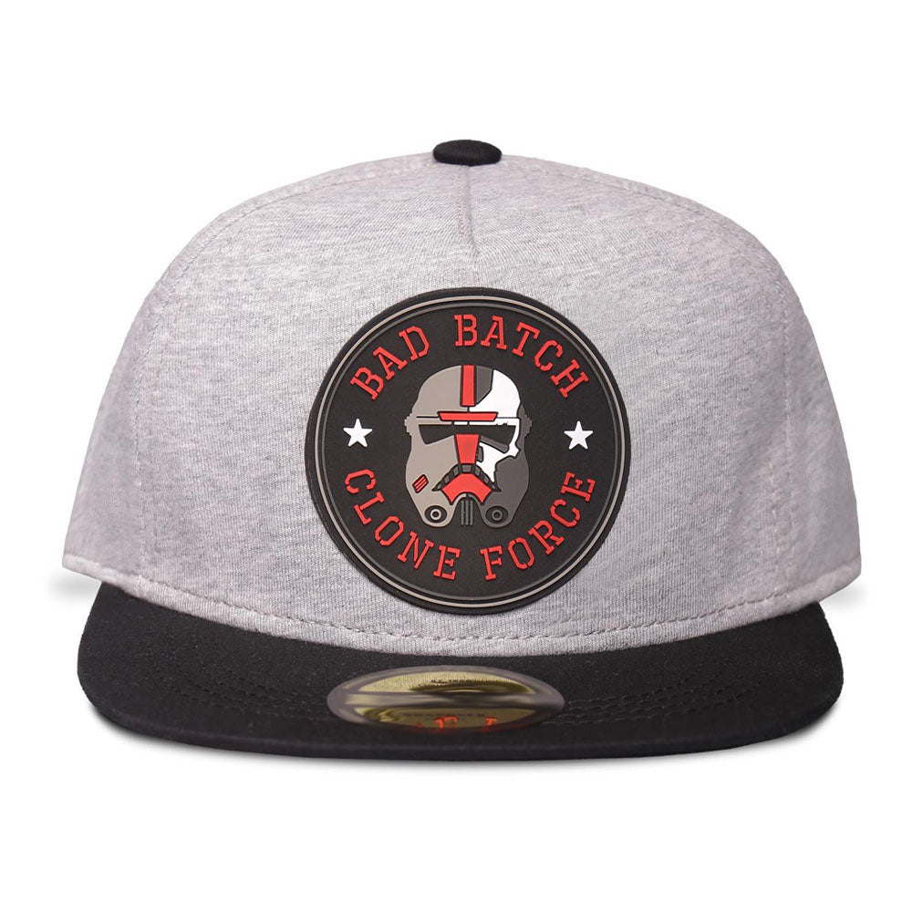 STAR WARS The Bad Batch Clone Force Hunter Rubber Patch Children's Snapback Baseball Cap (SB652146STW)