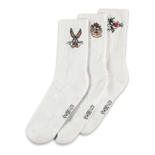 Load image into Gallery viewer, WARNER BROS. Looney Tunes Bugs, Taz and Sylvester Sport Socks (3-Pack), Unisex (SS876462LNT)
