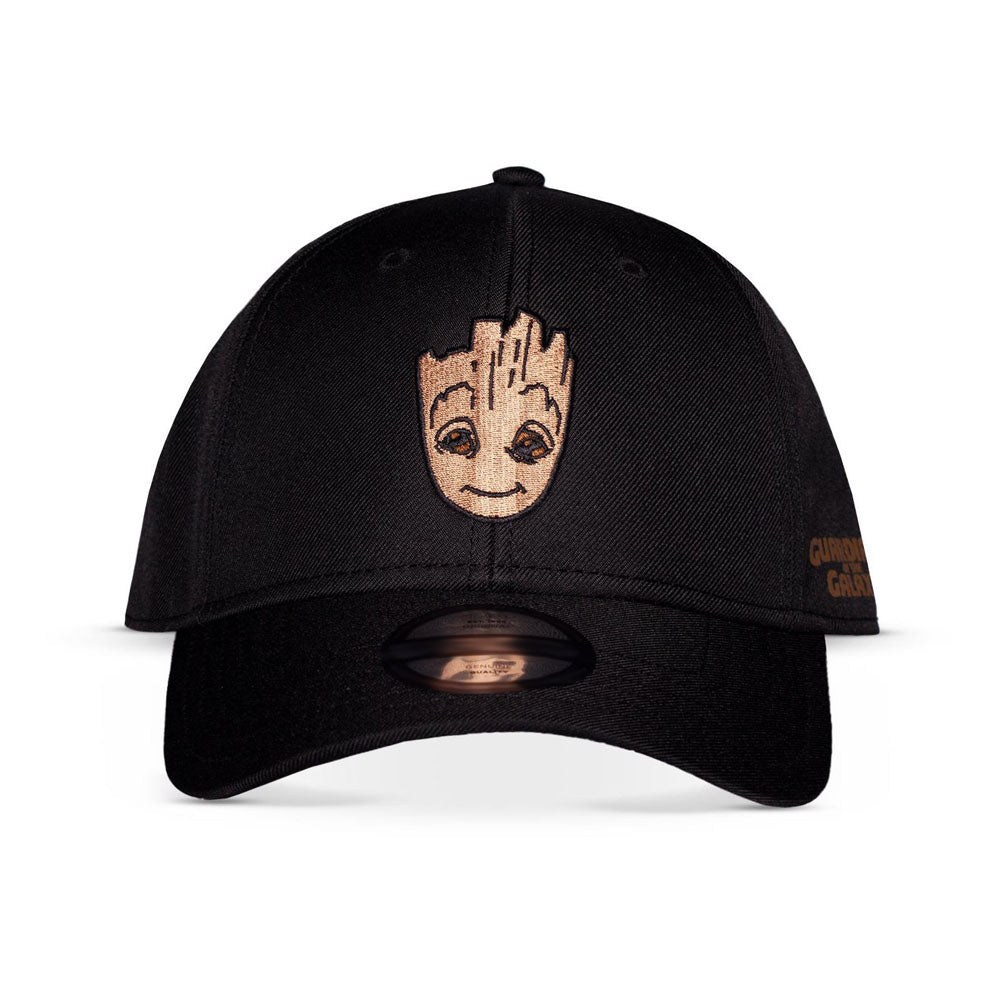 MARVEL COMICS Guardians of the Galaxy Groot Embroidered Face Adjustable Cap (BA837627GOG)