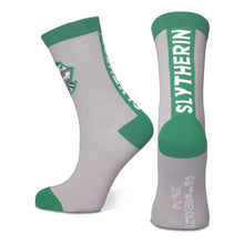 Load image into Gallery viewer, WIZARDING WORLD Harry Potter: Wizards Unite Slytherin Children&#39;s Crew Socks (2-Pack), Unisex (CR045768HPT)
