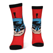 Load image into Gallery viewer, DC COMICS Batman Dark Knight, Bats, Silhouette Crew Socks (3-Pack), Unisex (CR687677BTM)
