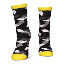 Load image into Gallery viewer, DC COMICS Batman Dark Knight, Bats, Silhouette Crew Socks (3-Pack), Unisex (CR687677BTM)
