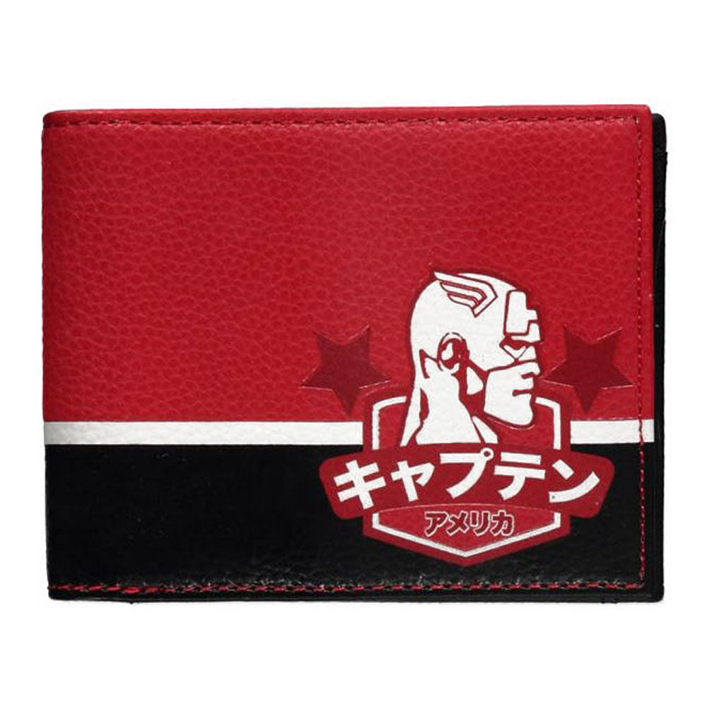 MARVEL COMICS Captain America Japanese-Style Bi-fold Wallet (MW271802MVL)