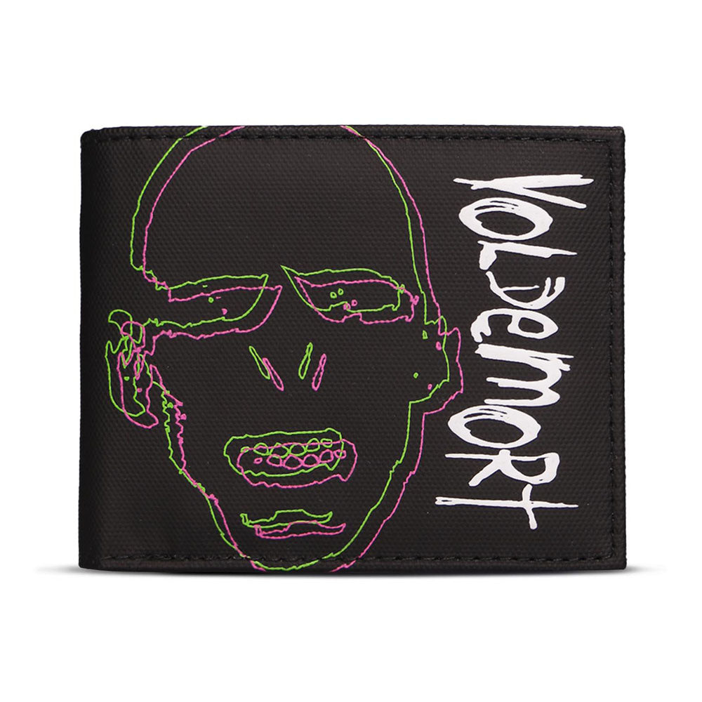 WIZARDING WORLD Harry Potter: Wizards Unite Neon Voldemort Bi-fold Wallet (MW652630HPT)