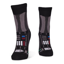 Load image into Gallery viewer, STAR WARS A New Hope Vader Suit Novelty Socks (1-Pack), Unisex (NS563678STW)
