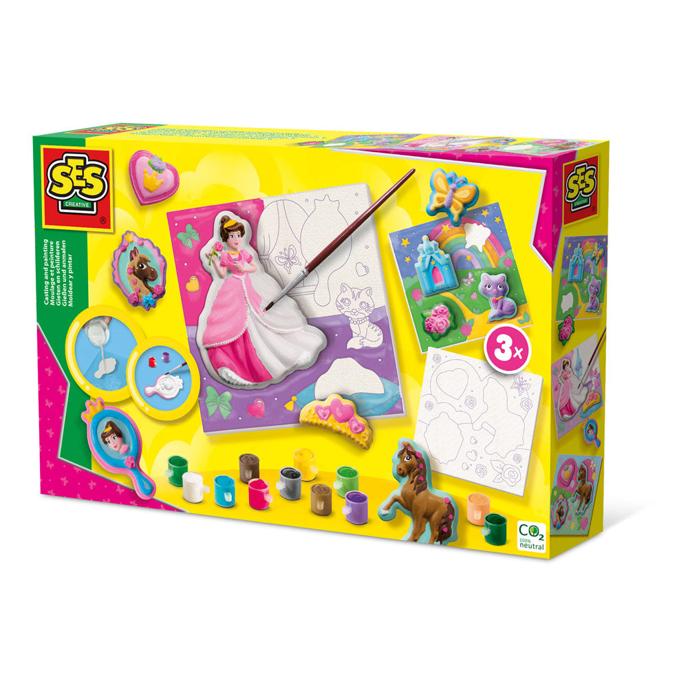 SES CREATIVE Canvases to Paint Princesses Casting and Painting - 01349