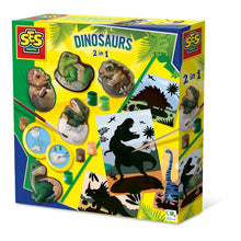 Load image into Gallery viewer, SES CREATIVE Dinosaurs 2-in-1 Casting and Painting and Scratch - 01408
