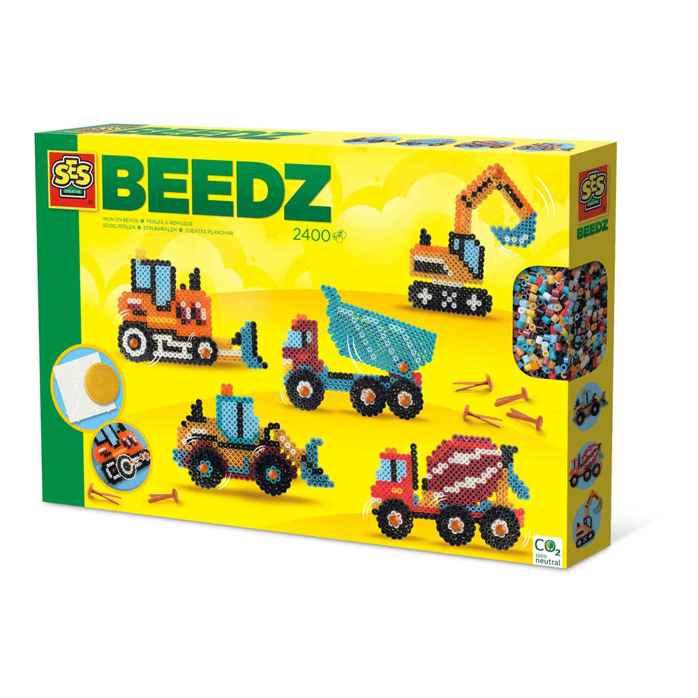 SES CREATIVE Beedz Constructions Trucks Iron-on Beads - 06206