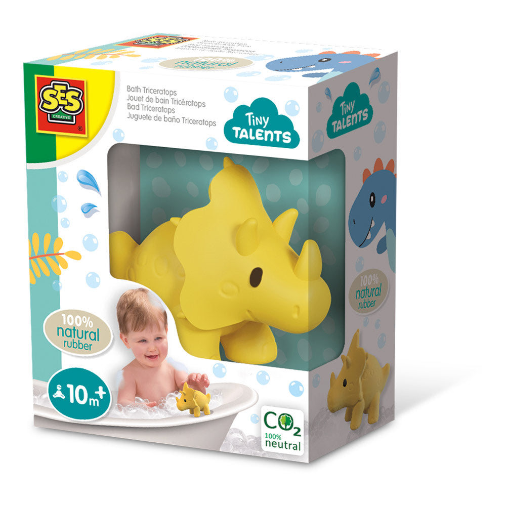 SES CREATIVE Tiny Talents Bath Triceratops - 13212