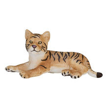 Load image into Gallery viewer, MOJO Wildlife &amp; Woodland Tiger Cub Lying Down Toy Figure (387009)
