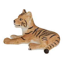 Load image into Gallery viewer, MOJO Wildlife &amp; Woodland Tiger Cub Lying Down Toy Figure (387009)
