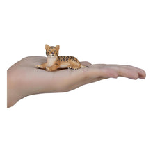 Load image into Gallery viewer, MOJO Wildlife &amp; Woodland Tiger Cub Lying Down Toy Figure (387009)
