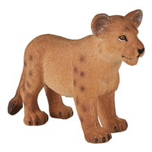 Load image into Gallery viewer, MOJO Wildlife &amp; Woodland Lion Cub Standing Toy Figure (387011)
