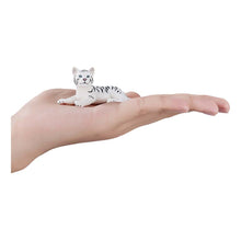 Load image into Gallery viewer, MOJO Wildlife &amp; Woodland White Tiger Cub Lying Down Toy Figure (387015)
