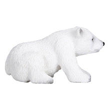 Load image into Gallery viewer, MOJO Wildlife &amp; Woodland Polar Bear Cub Sitting Toy Figure (387021)
